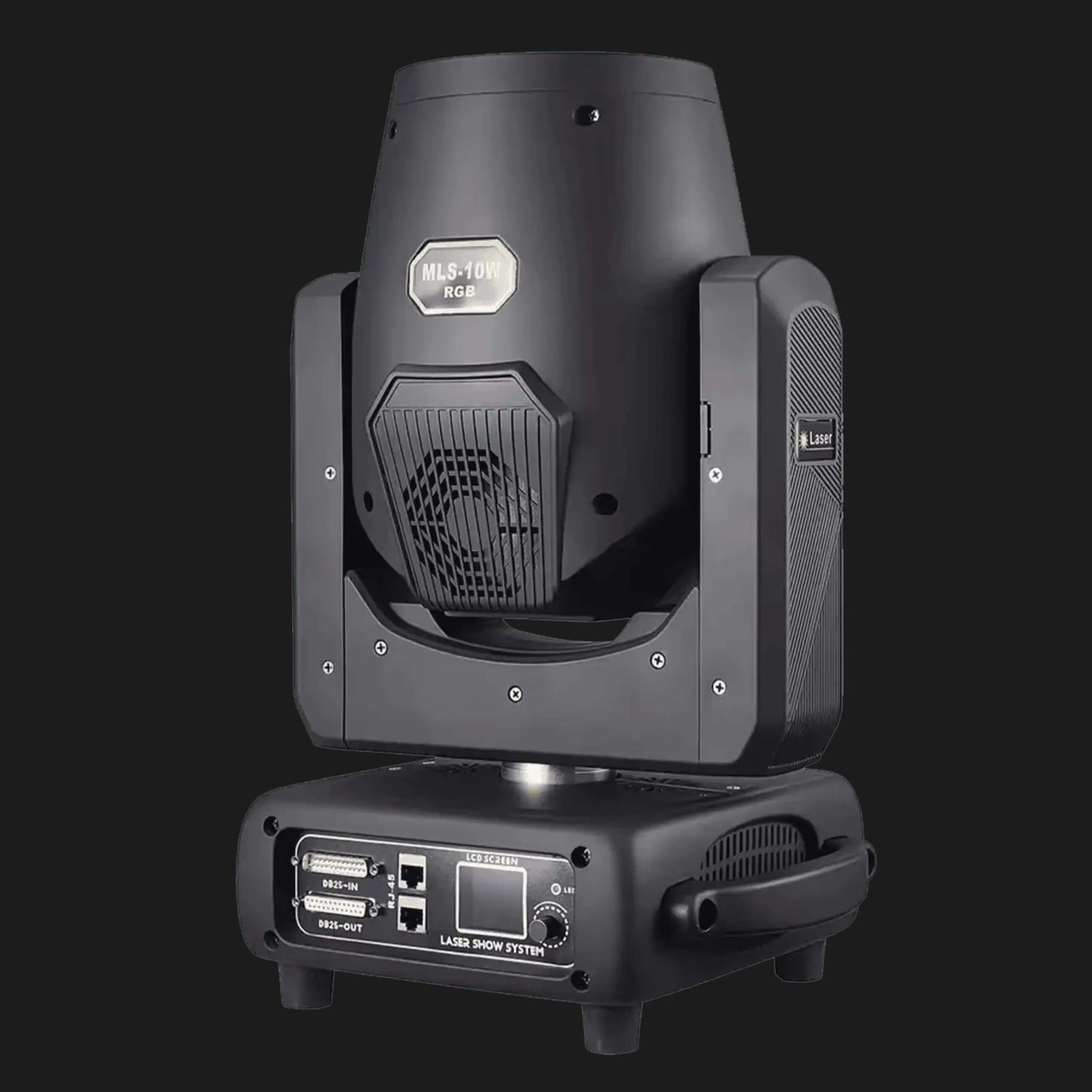 Pair of M6 club laser lights installed on totems