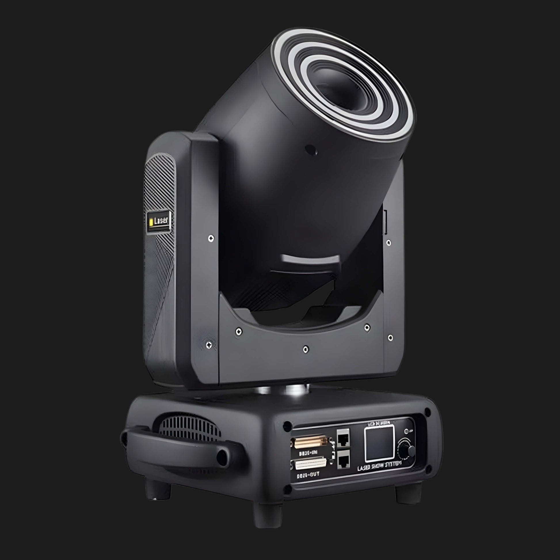 M6 party laser lights with RGB beams and 3D LED ring