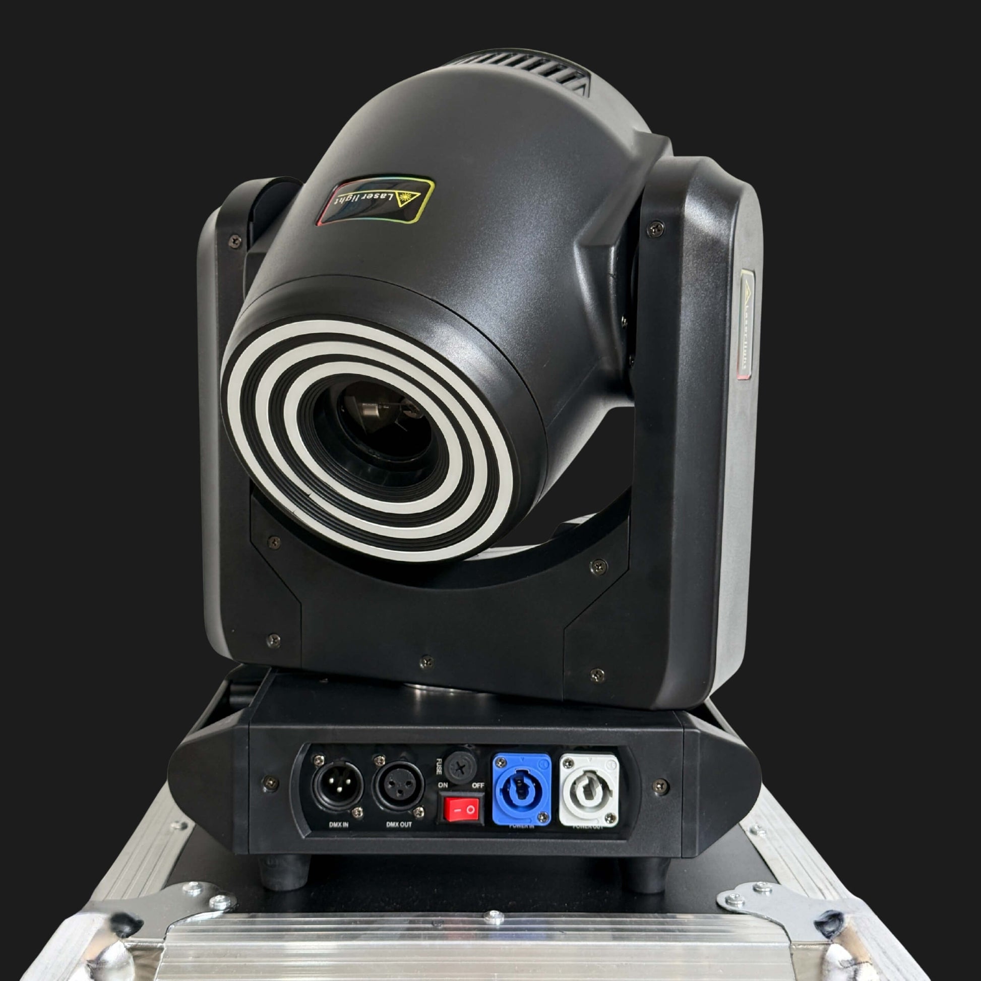 M6 laser light show projector graphics on club wall