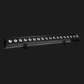 N4 waterproof LED wash bar with DMX 72ch for architectural façade, 25° beam, even outdoor wall washing