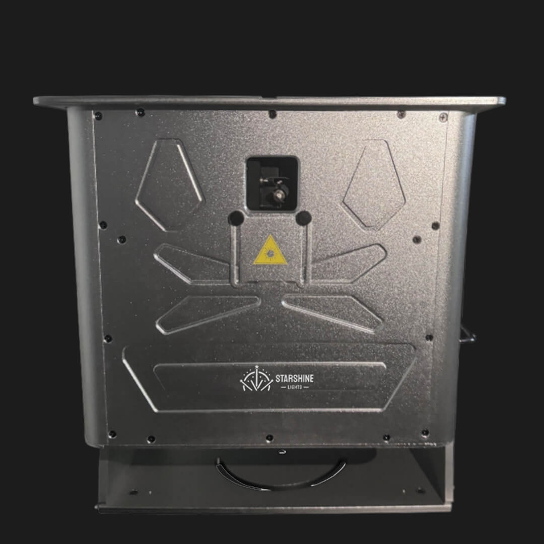 O30 outdoor laser light projector in festival setup