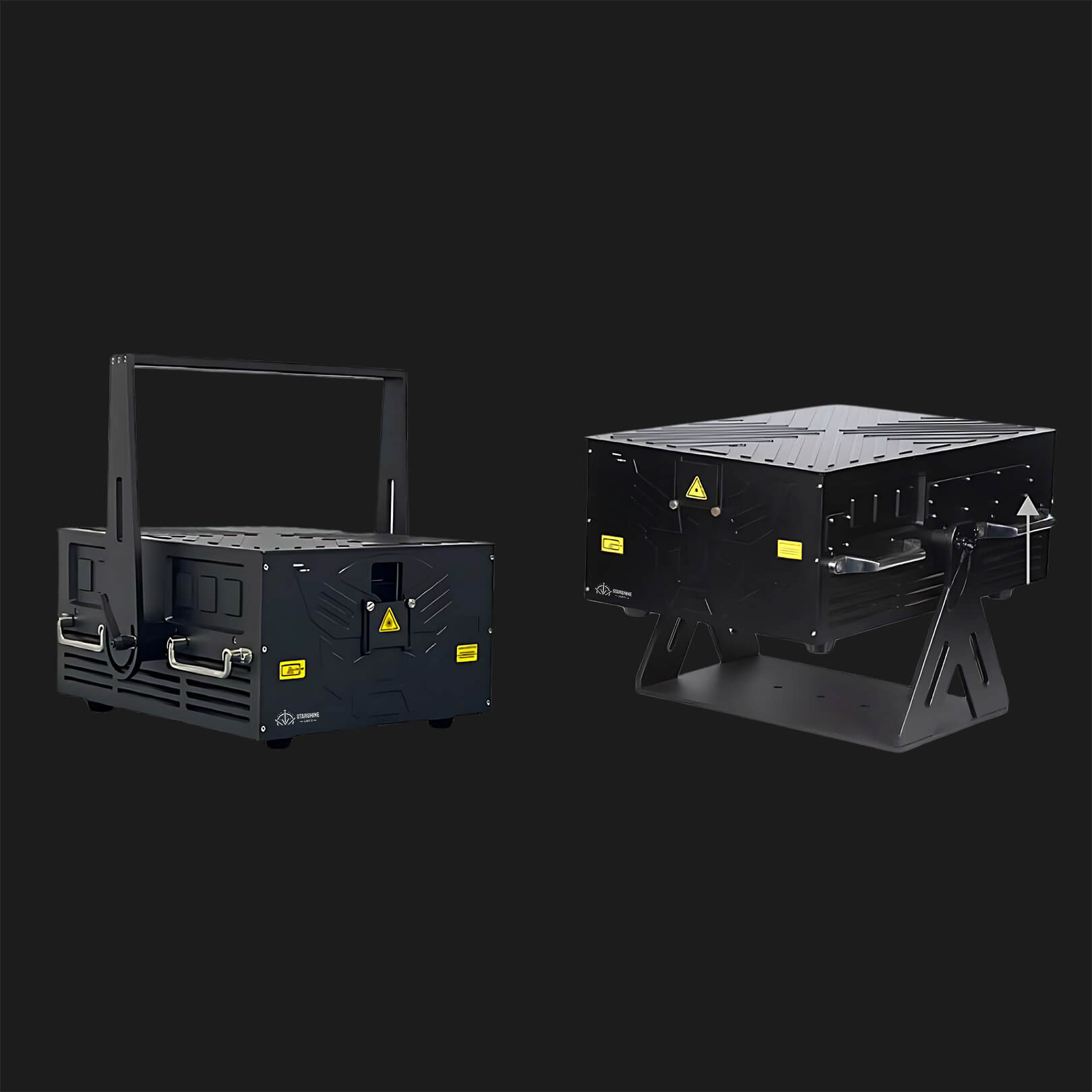 O50 outdoor projector highlighting landscape feature