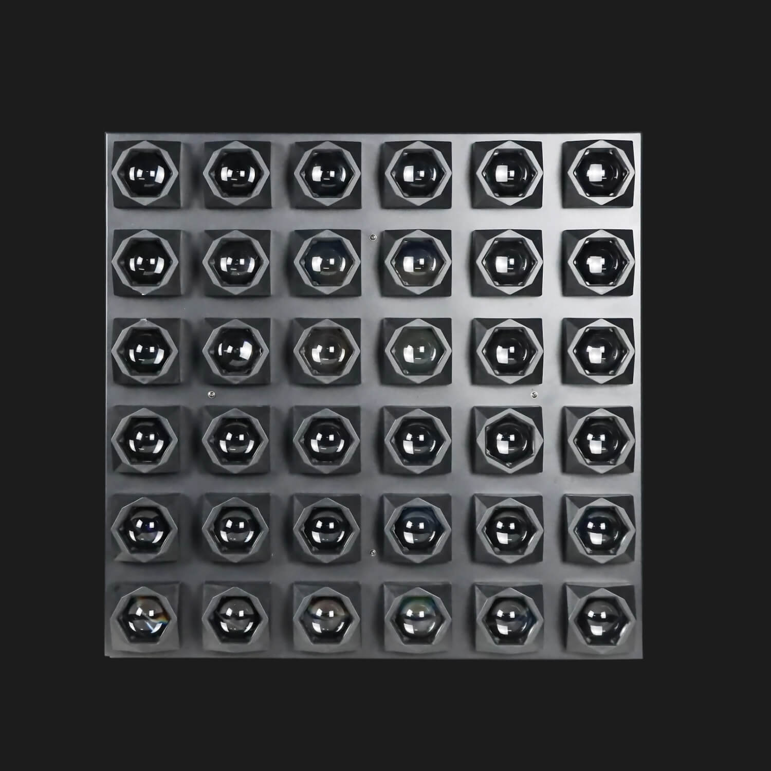 R3 36 LED matrix light 6x6 RGBW pixel panel