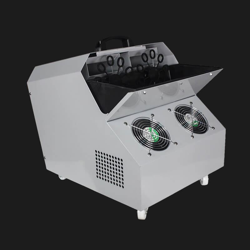 Dual Wheel Bubble Machine