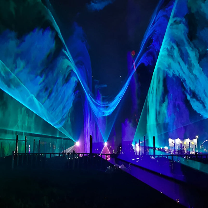 High power laser beam visibility over long distance