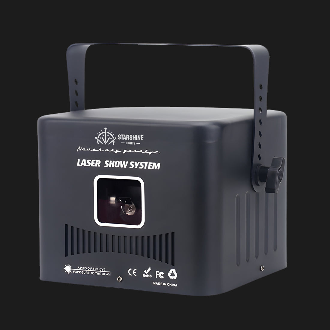 Master-slave setup of several A12 show lasers in a club