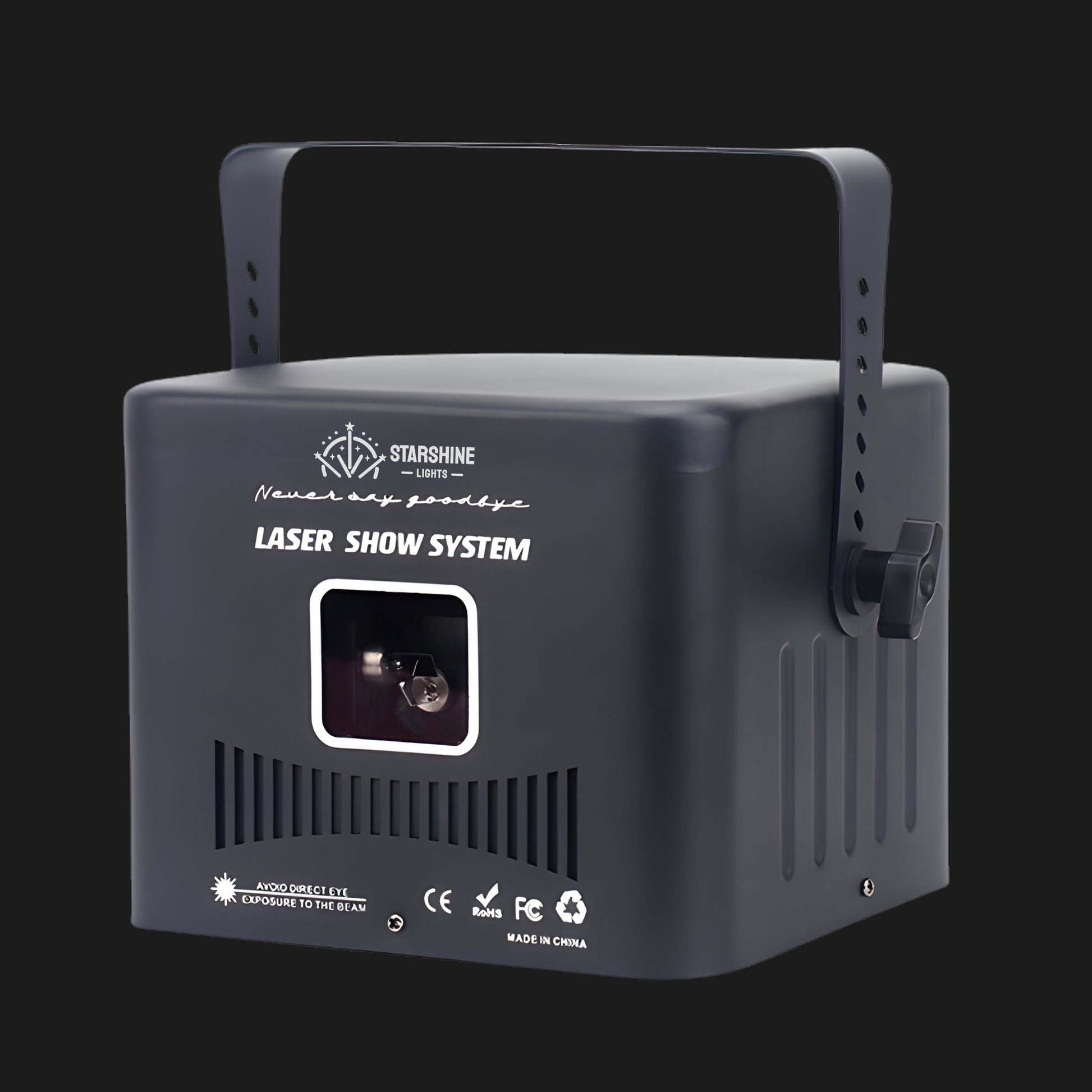 Master-slave setup of several A12 show lasers in a club