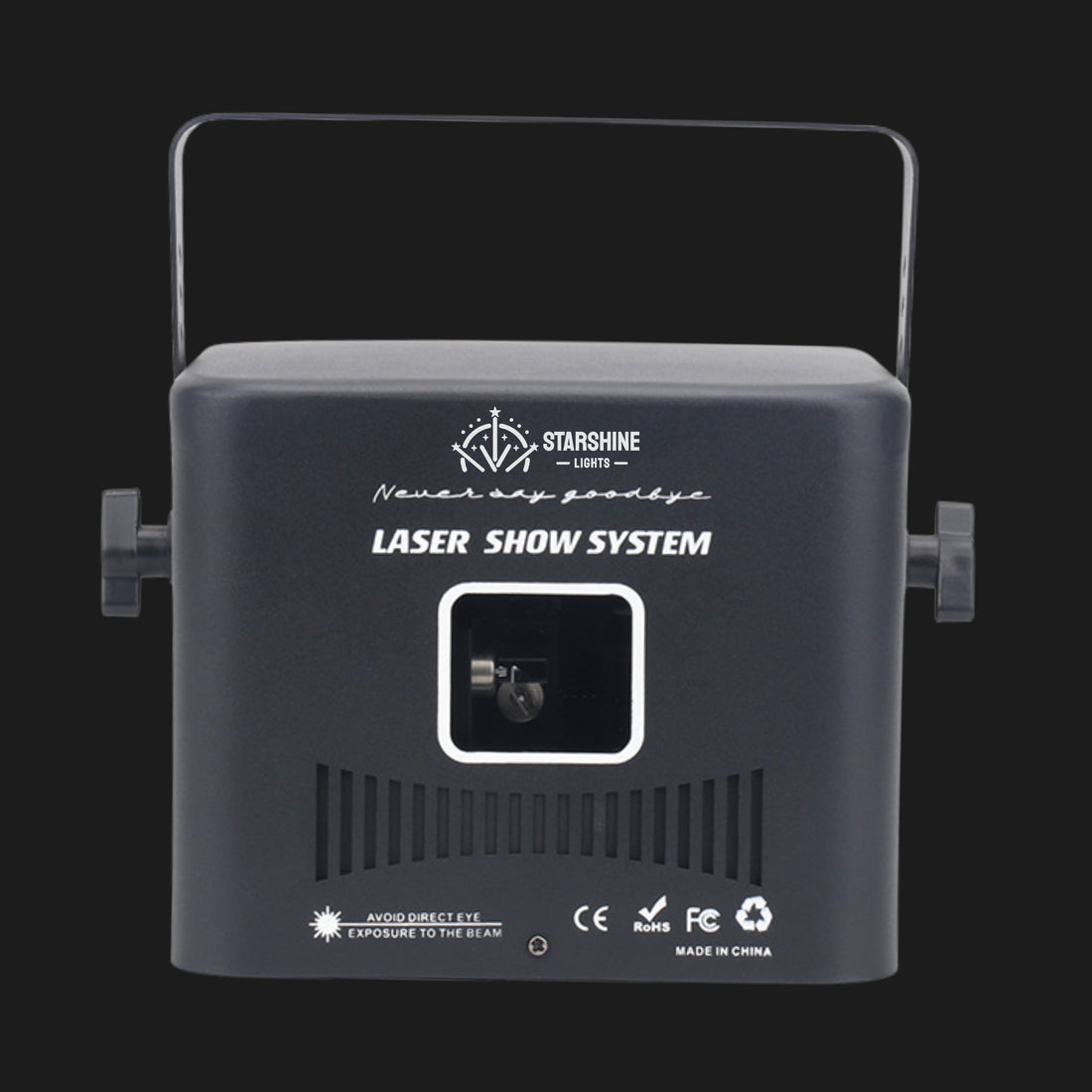 Master-slave setup of several A12 show lasers in a club