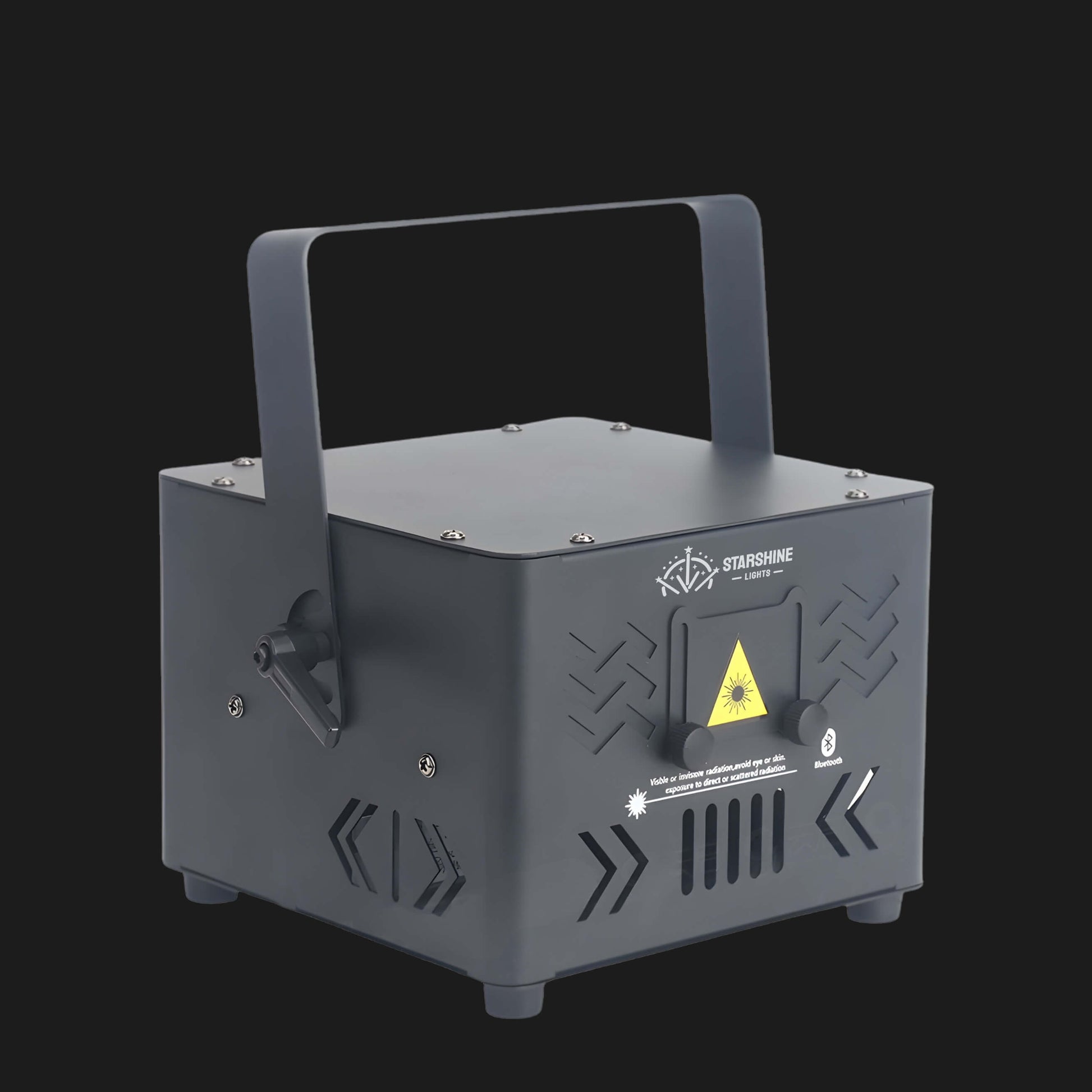 Laser beams and tunnel effect using A13 and fog machine