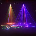 A13 RGB laser light projecting full-color beam fan in haze