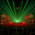 Full-color RGB laser light for bars and nightclubs