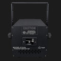 A16 6W laser light projector creating full-color RGB beams