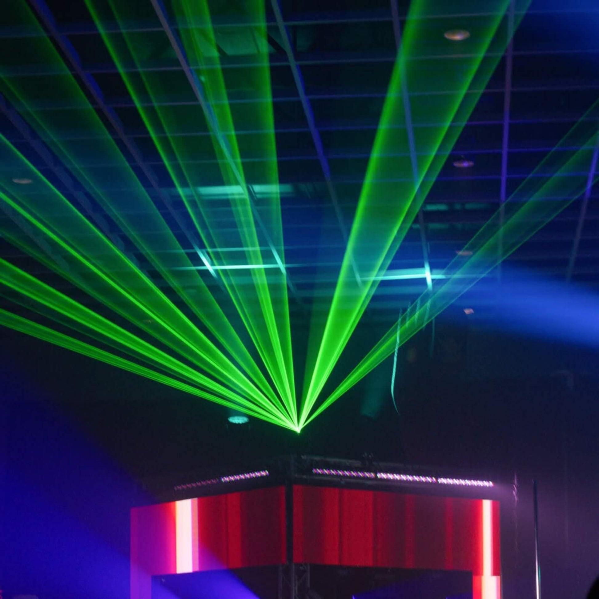 A18 DJ laser light with DMX512 and sound activated mode