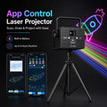 A7 RGB laser light projector with Bluetooth app control
