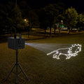 Bluetooth-controlled RGB laser projector with phone app interface