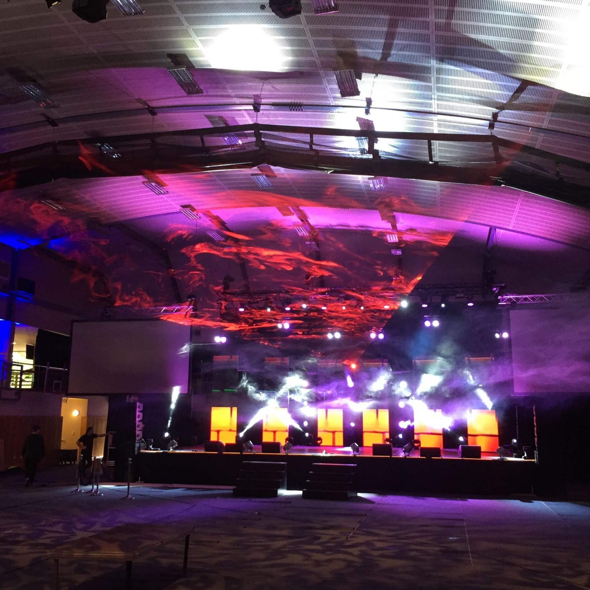 A81 RGB laser cube bedroom laser light show