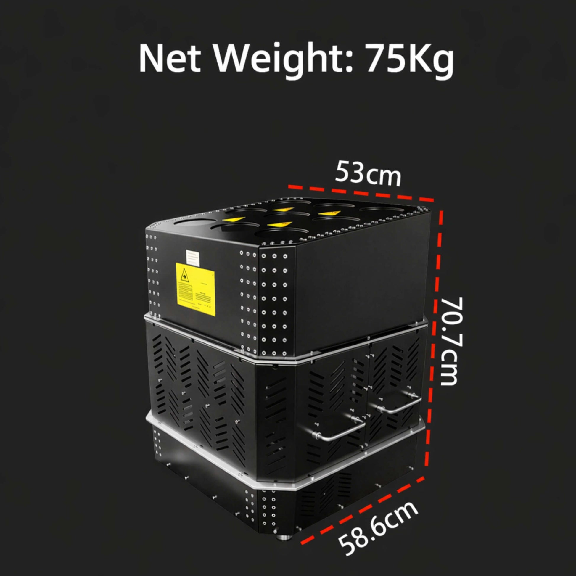 Water chiller kit for high power outdoor sky laser