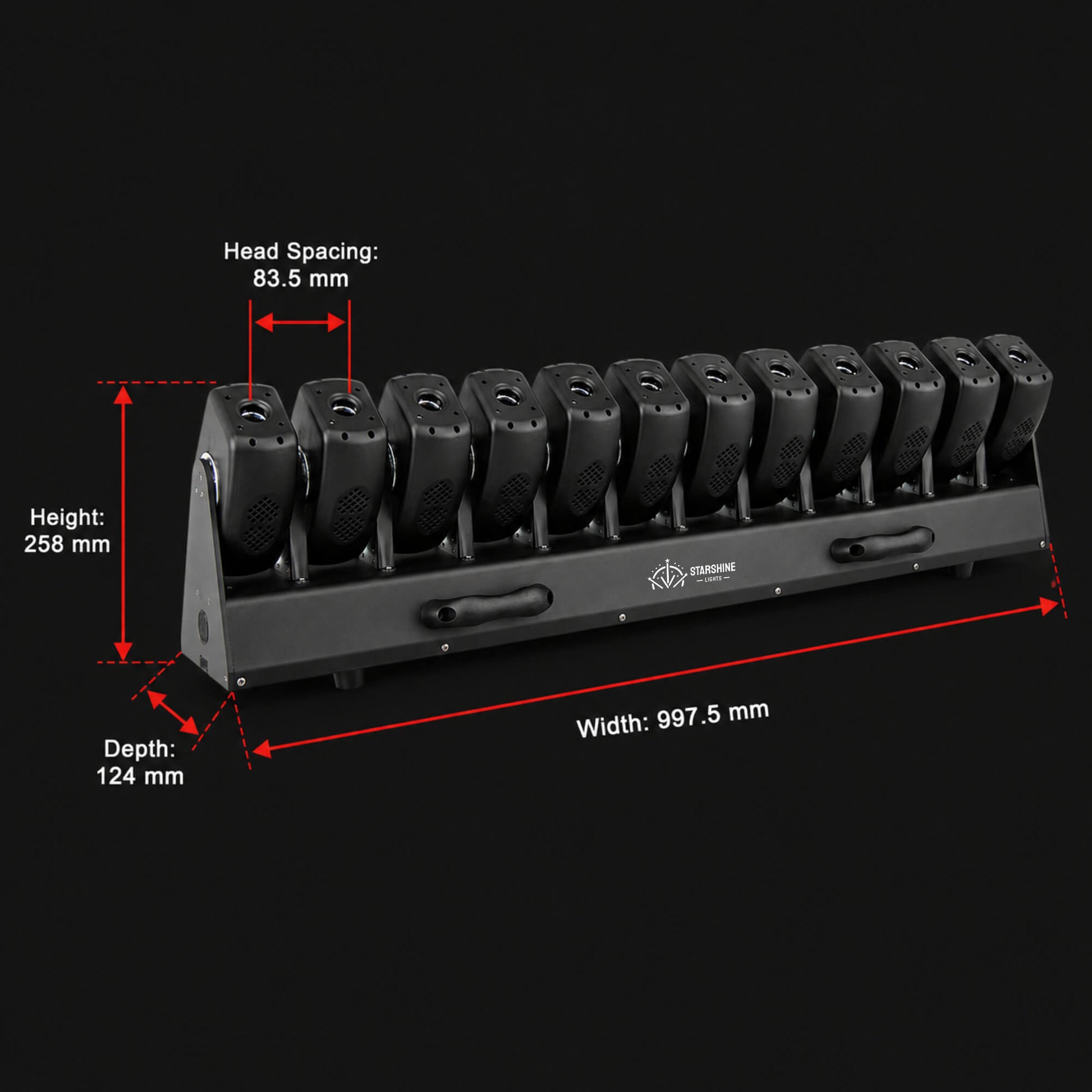RGB laser beam bar for indoor stage lighting