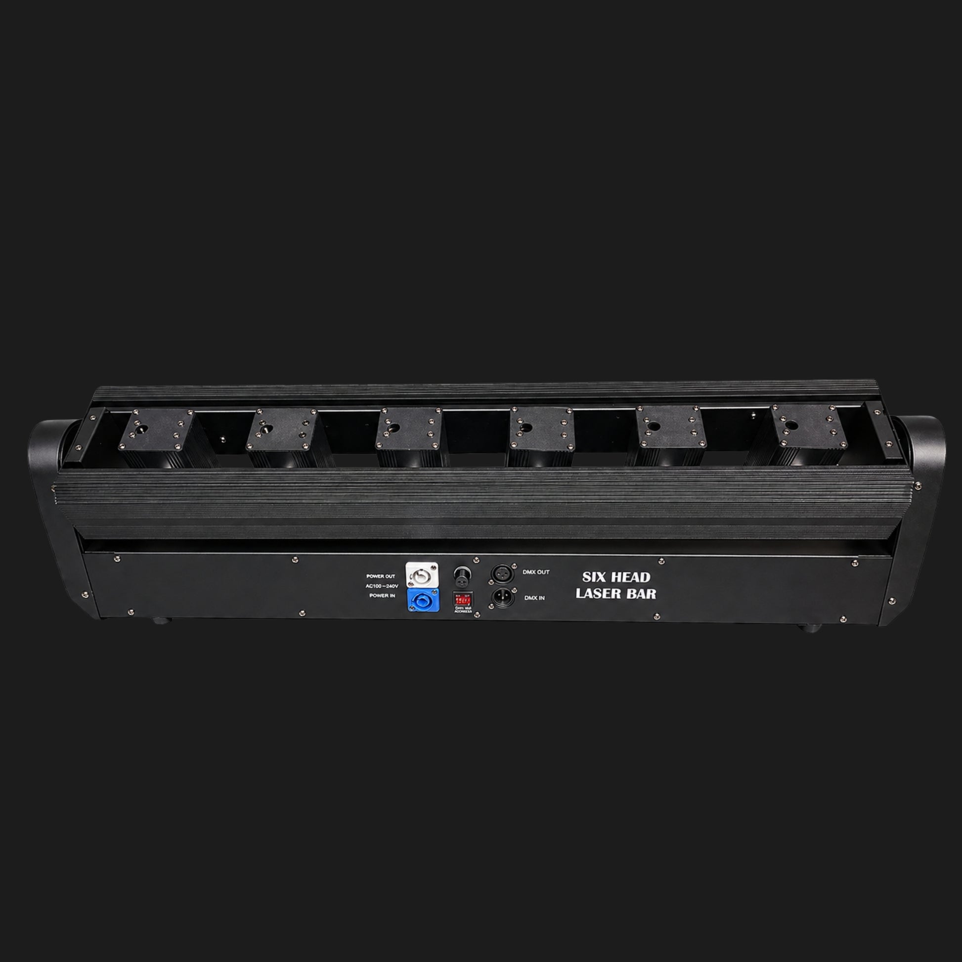 6-head RGB laser bar light with full-color beam effects
