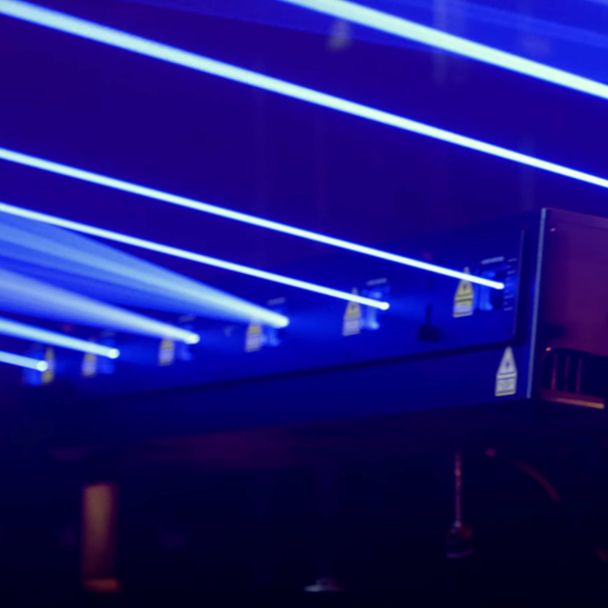 B9 18W RGB laser stage lighting with haze