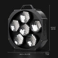 E10 6 rotating mirror discs for dynamic stage light effect