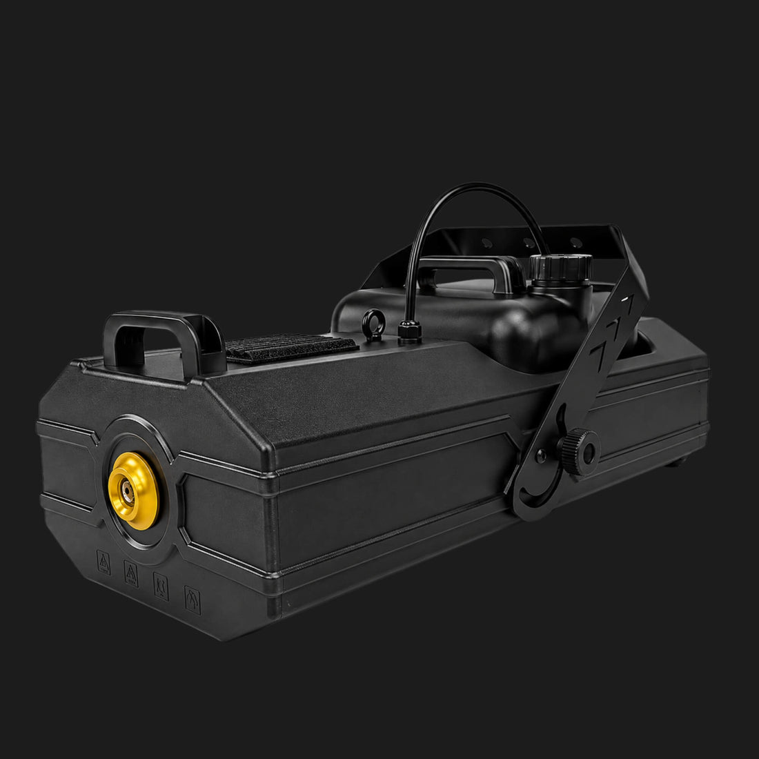 E11 fog machine operating in light rain
