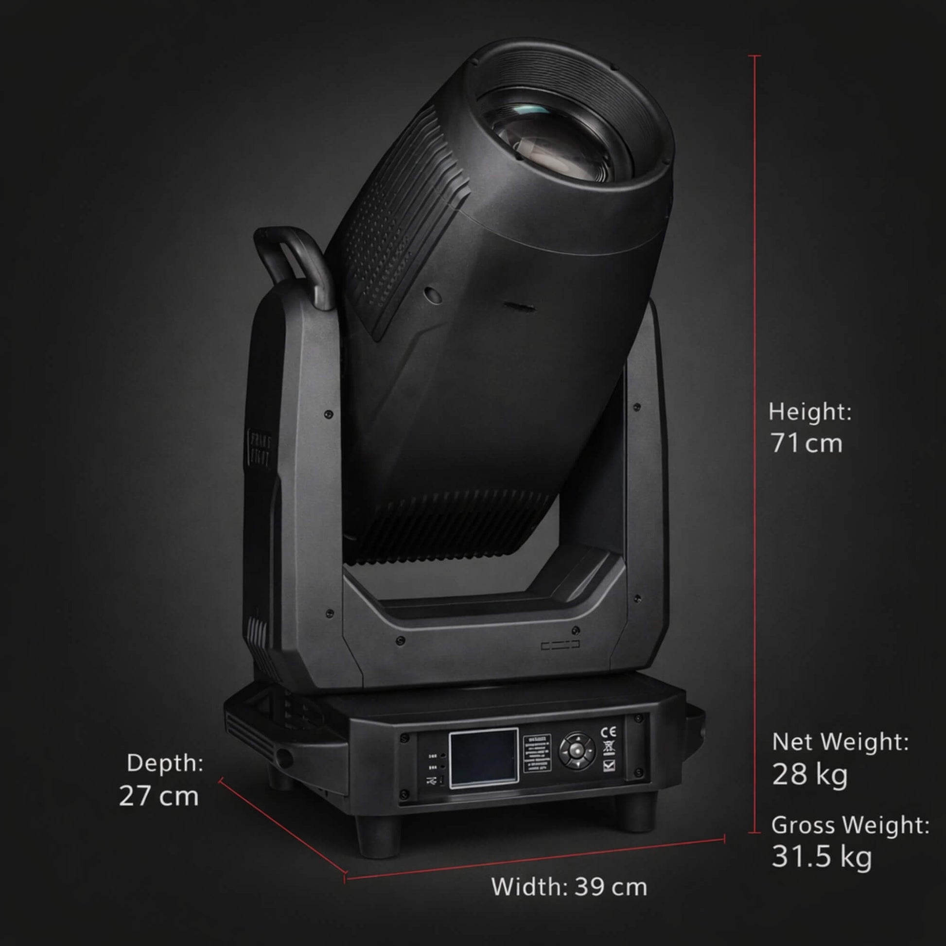 F12 framing moving head light optical detail