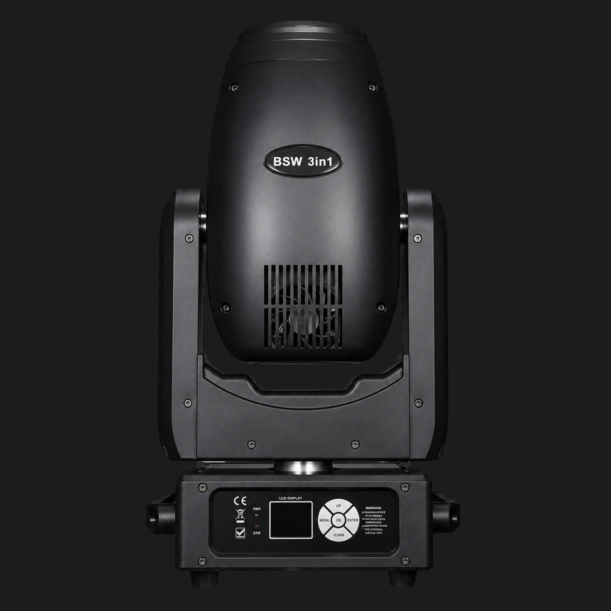 Beam moving head light with colorful LED ring effect