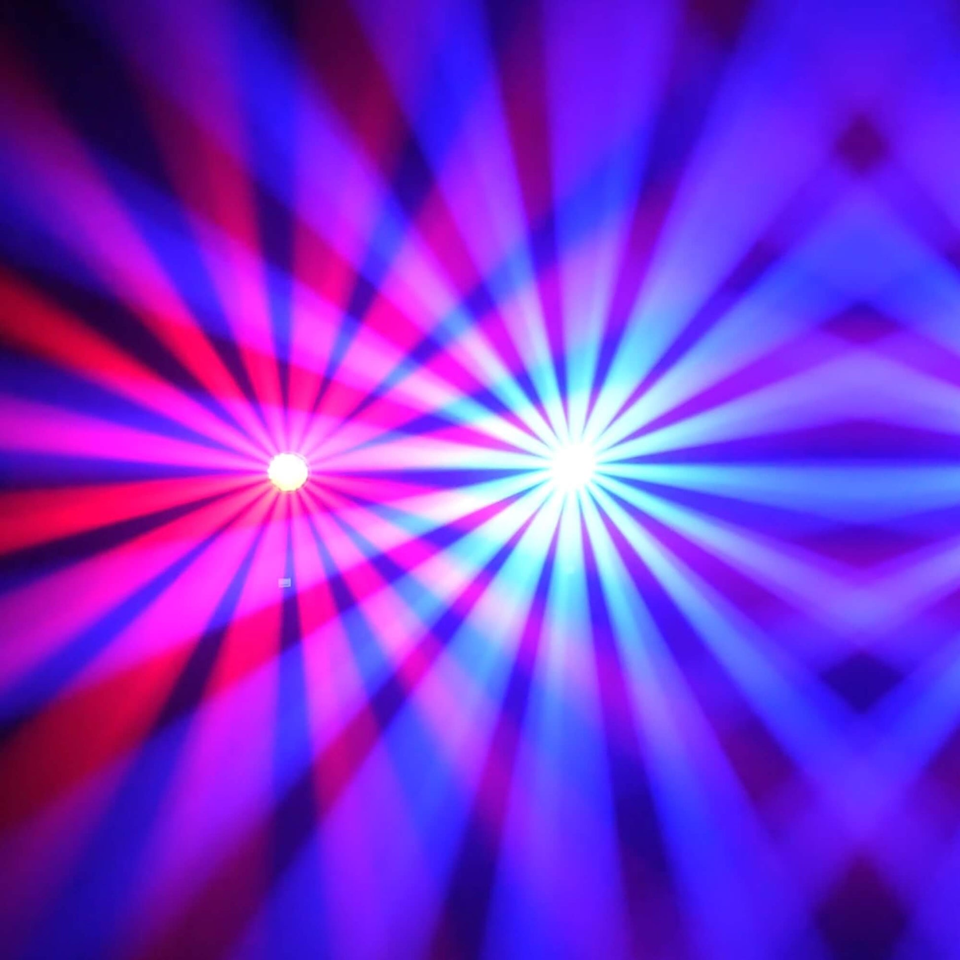 Concert lights fixture with prism effects