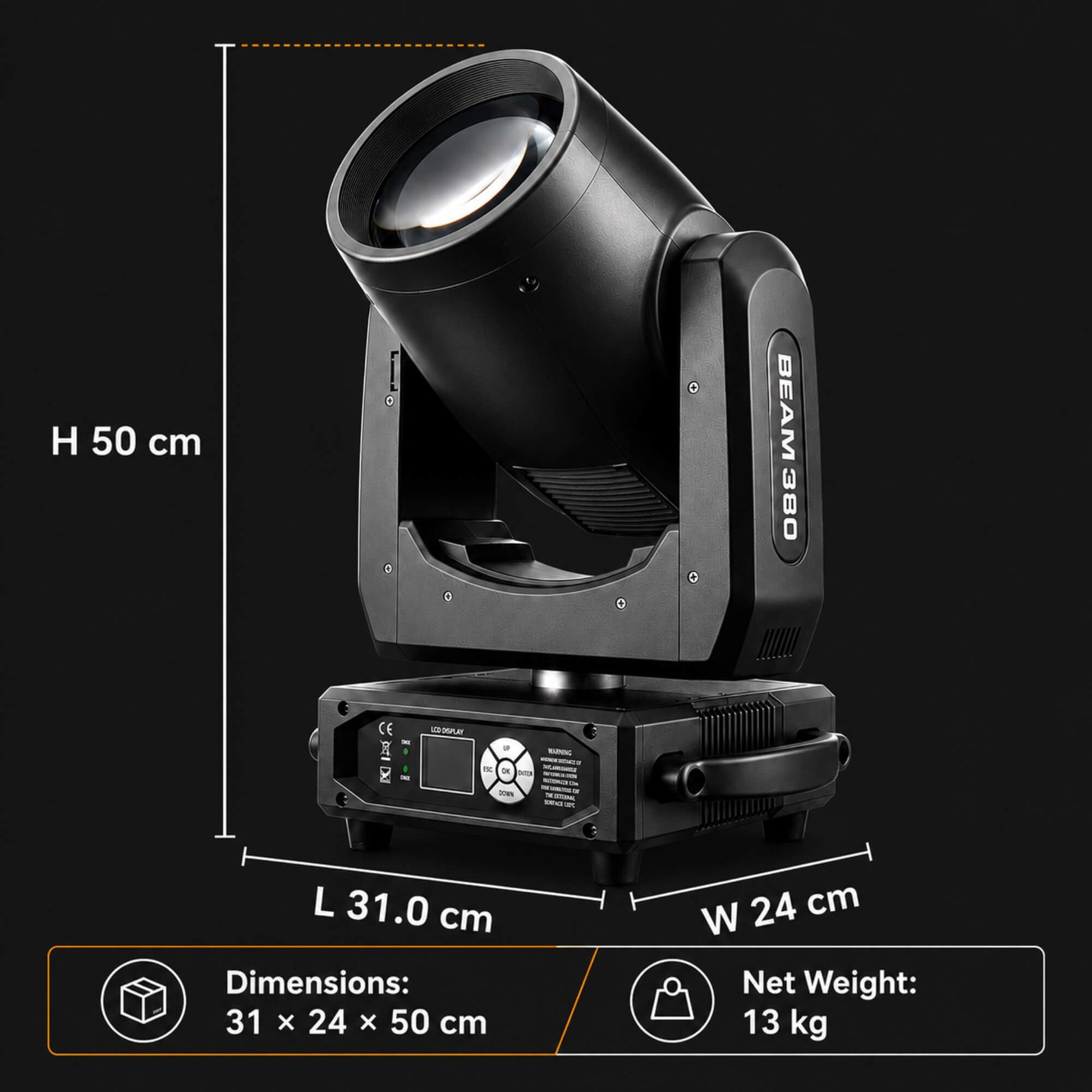 DMX moving head lights for concerts