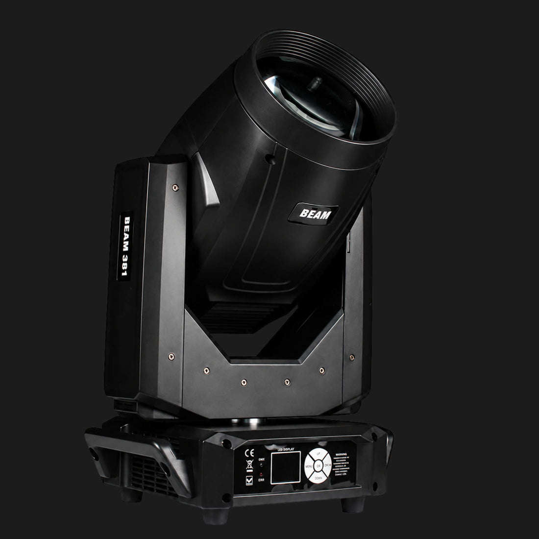 F22 381W moving head beam light front view