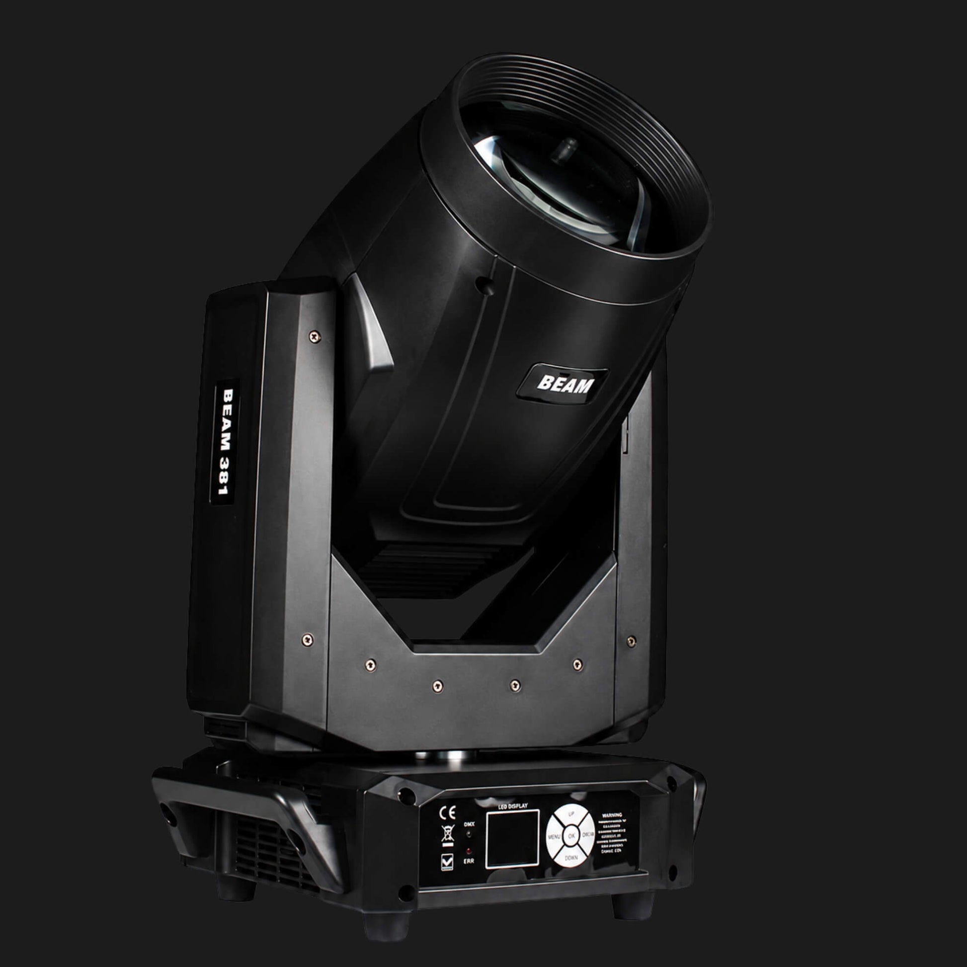 F22 moving head stage light left-side view