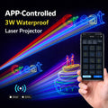 AO10 graphic pattern projection for laser stage lighting
