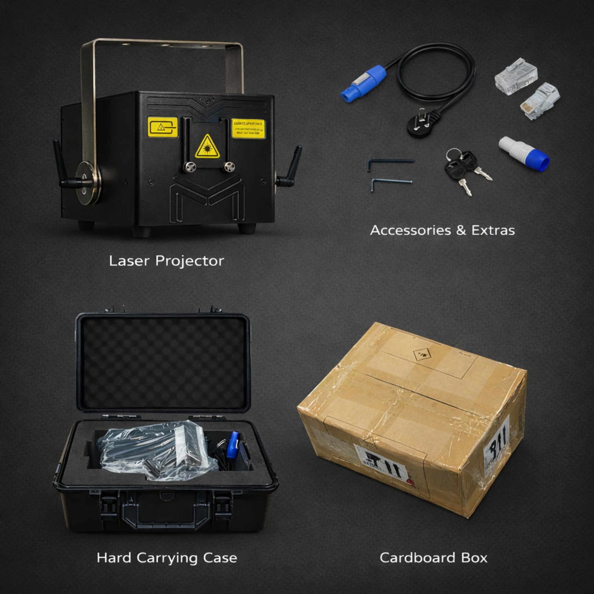 J10 IP54 aluminum housing — reliable dj laser lights