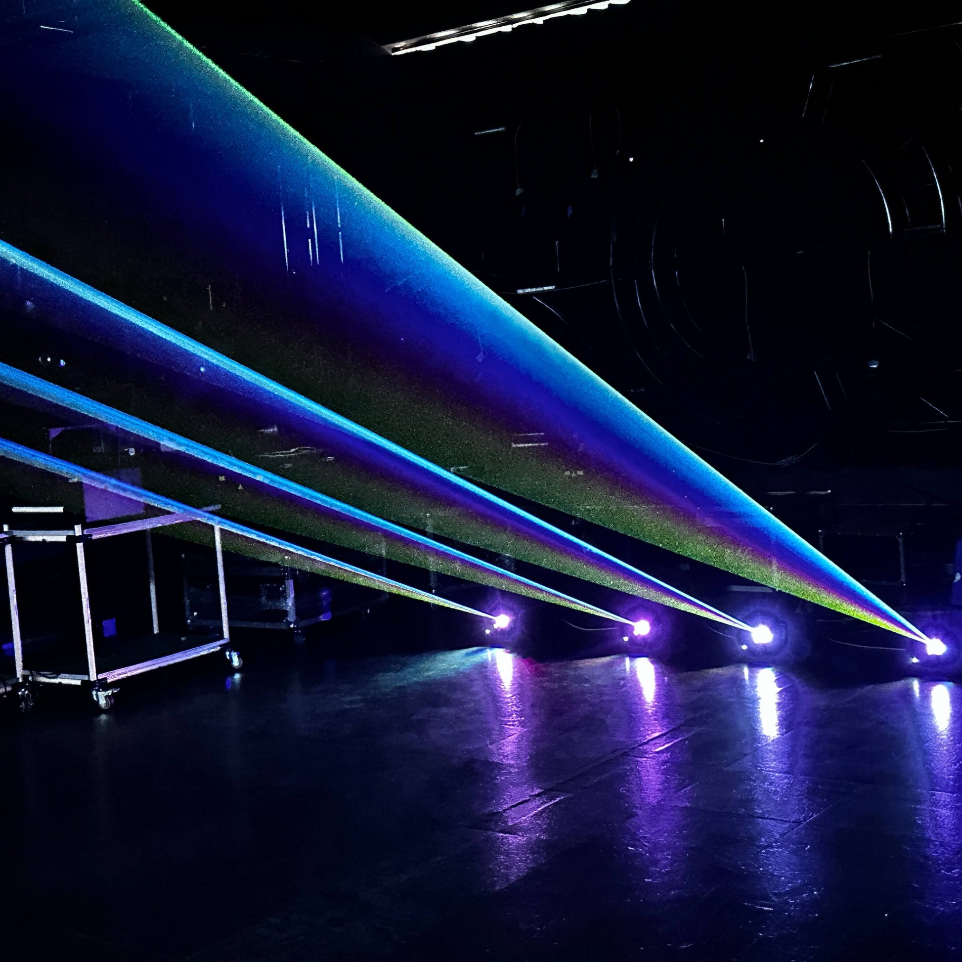 40kpps scanning laser projector lights for animations