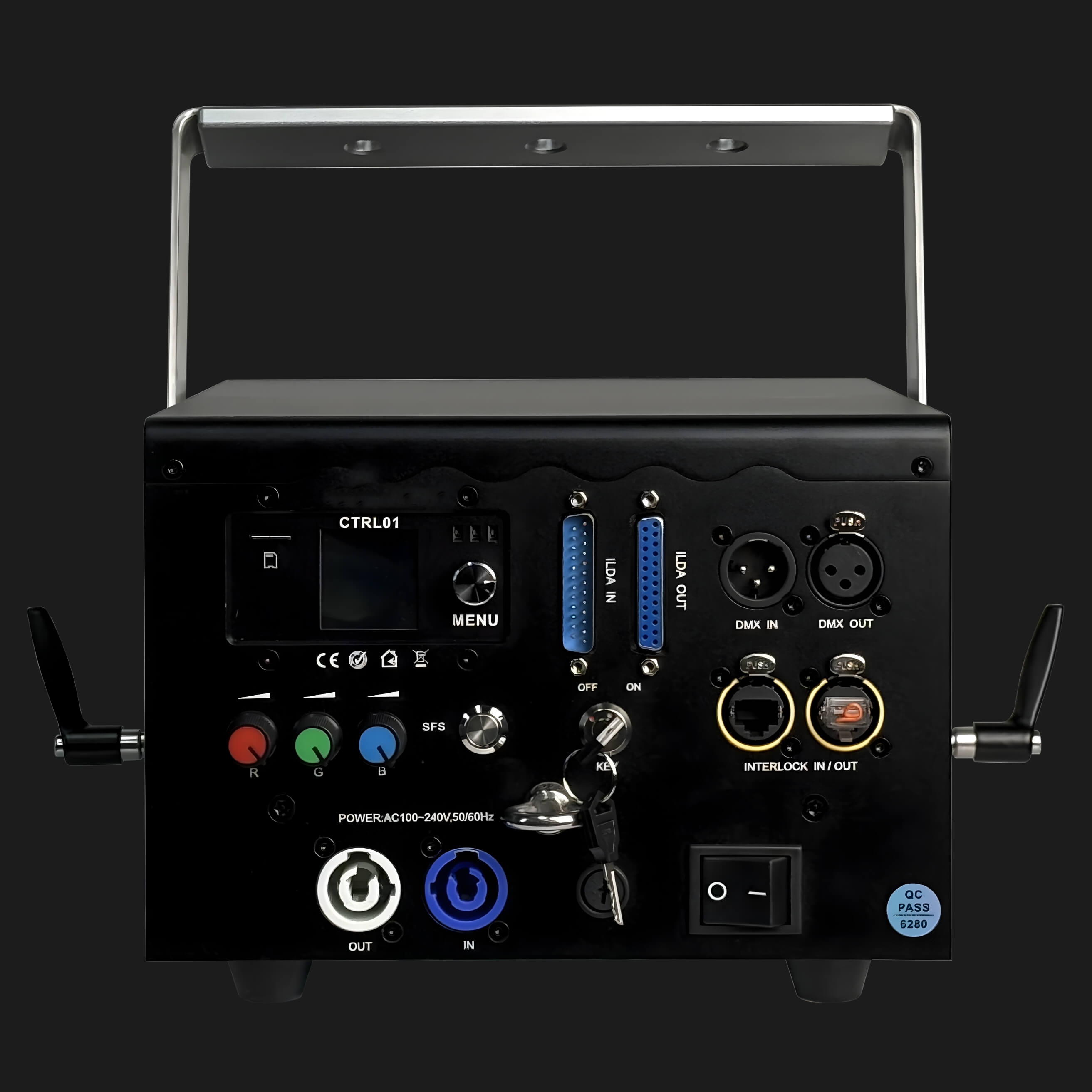 J7 DMX ILDA Laser Light Projector 10W IP54 for Clubs & Stages