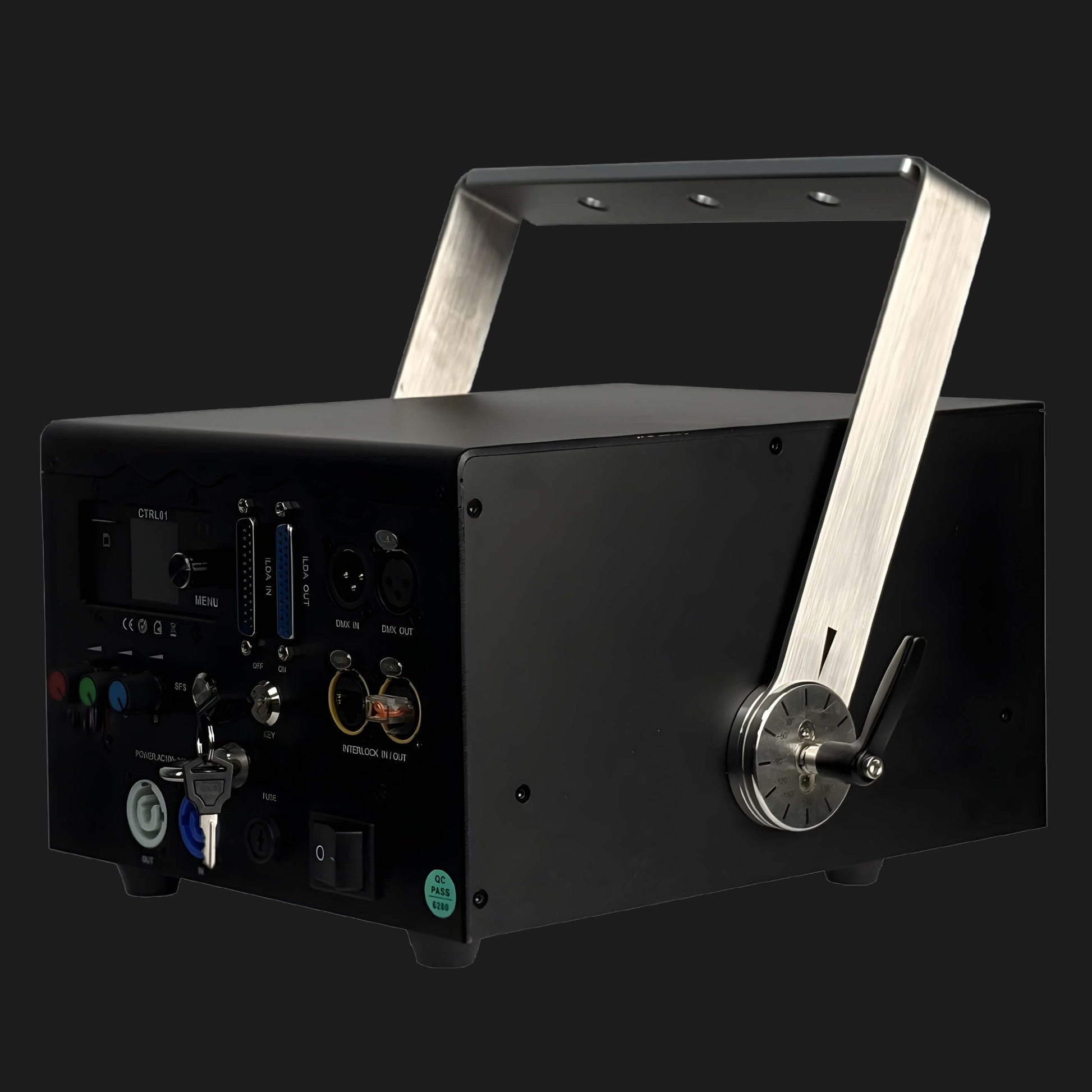 J7 laser light projector back panel ports (DMX512/ILDA)