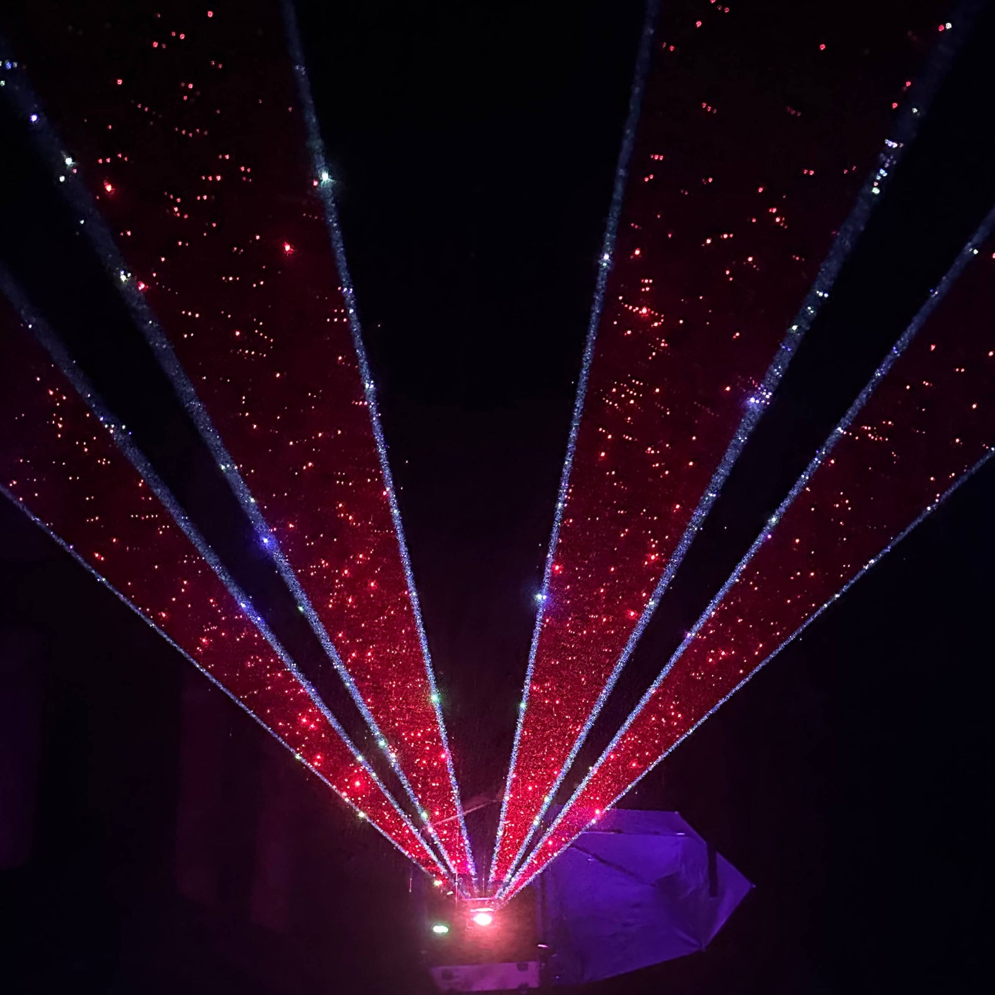 Laser show lights projector vivid RGB color output