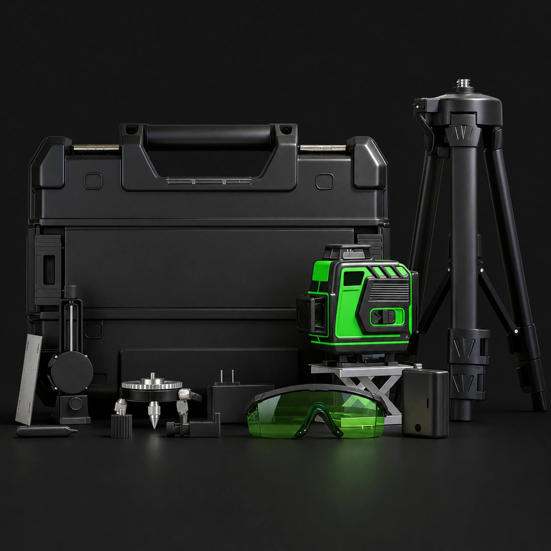 L1 green laser level kit for construction layout