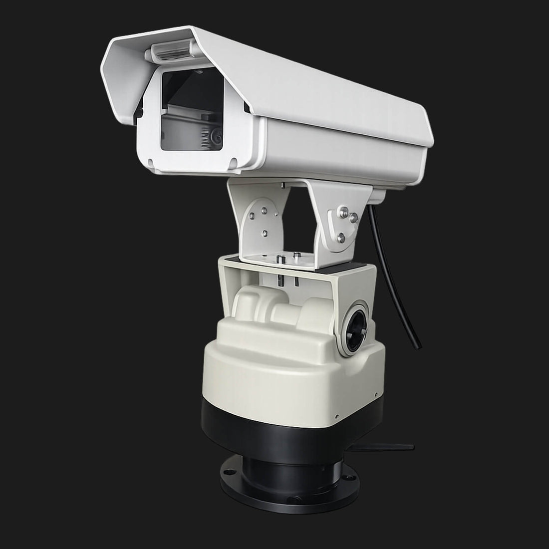 OB1 outdoor laser lights system installed on pole mount