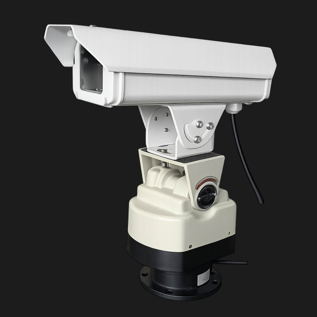 OB1 outdoor laser lights system installed on pole mount