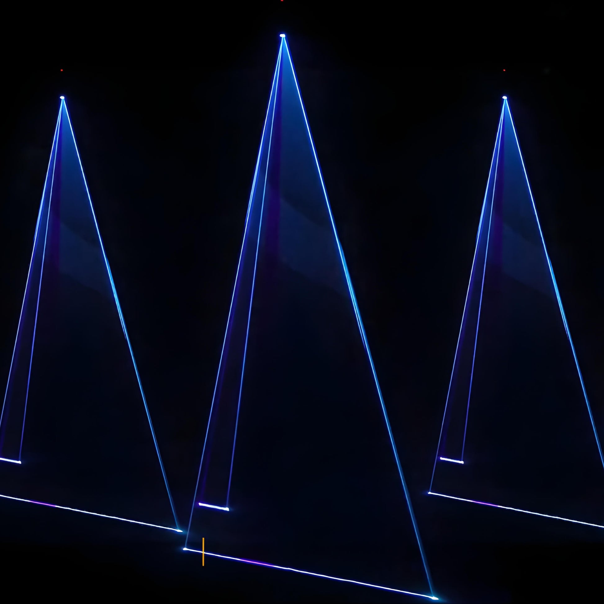 LED halo and laser beam combination effect on Starshinelights M20