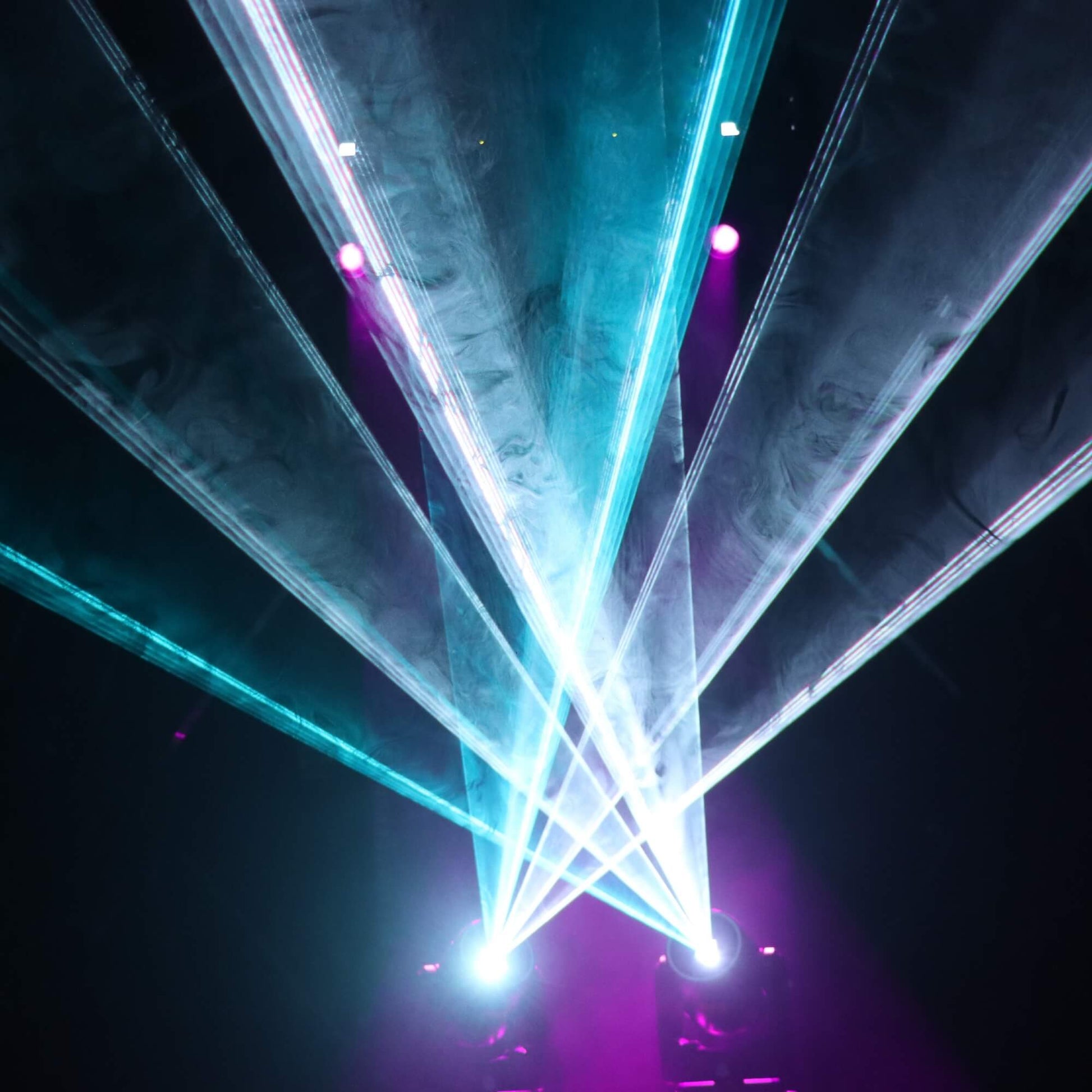 DMX laser light for DJ lighting equipment setups