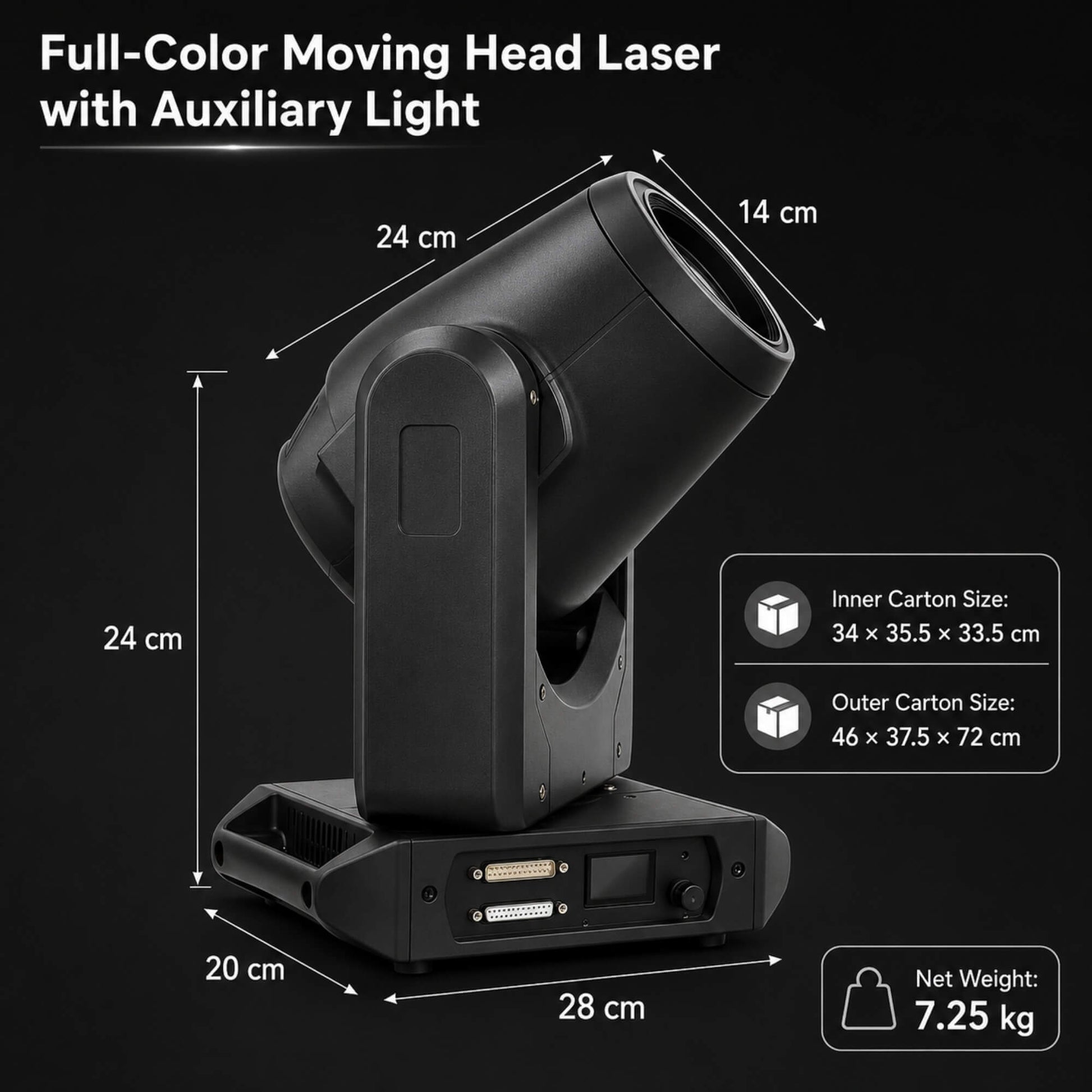 DMX moving head lights for club lighting