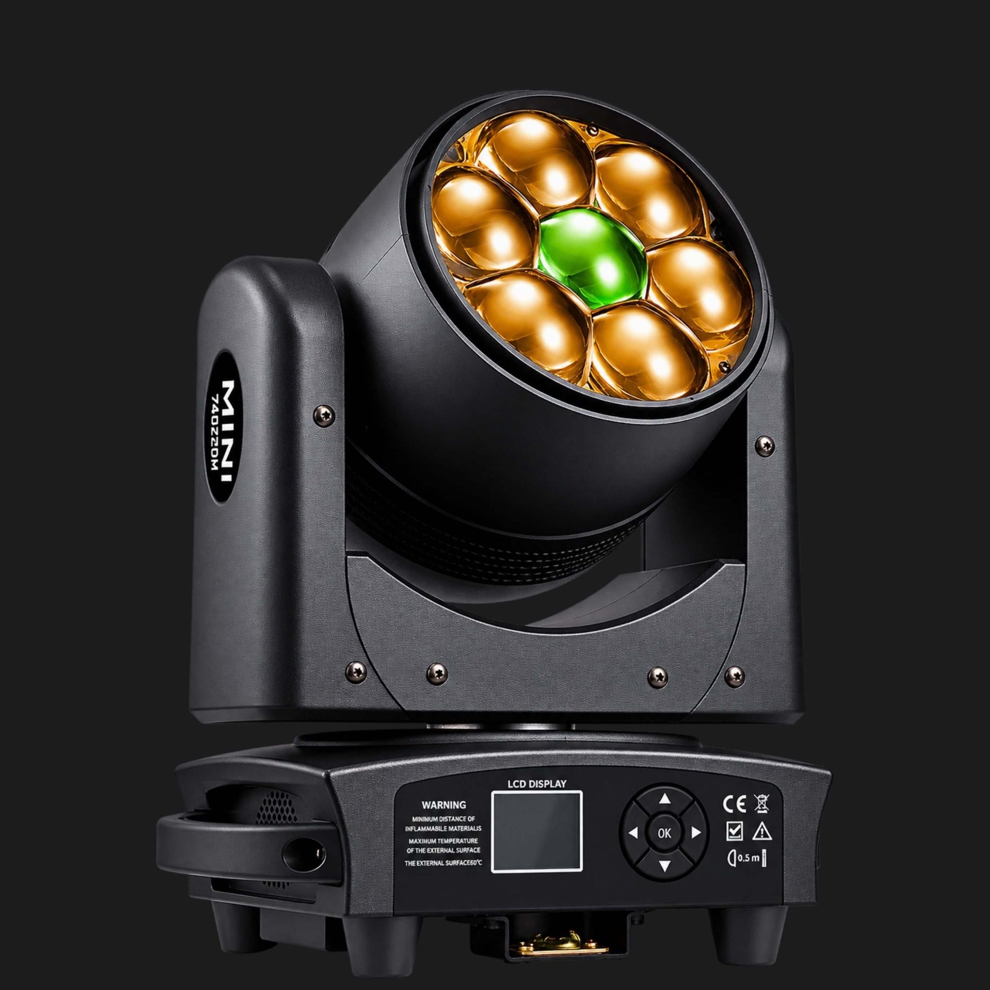 M24 7x40W RGBW bee-eye zoom moving head light
