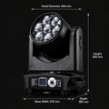 M24 motorized zoom moving head fixture