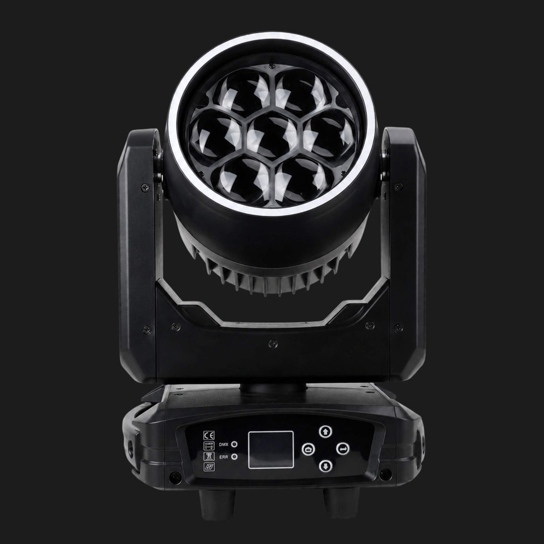 M25 RGBW bee-eye moving head light with multicolor LED output