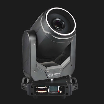 M7 10W moving head laser light beams in nightclub haze