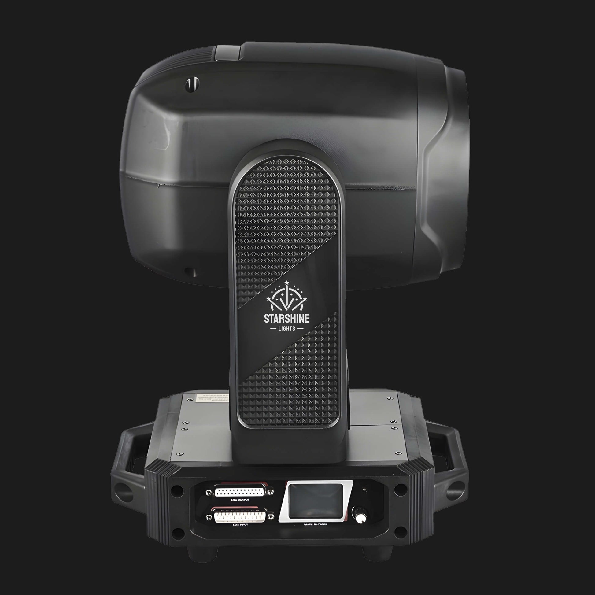 M7 moving head laser projecting graphics on stage backdrop