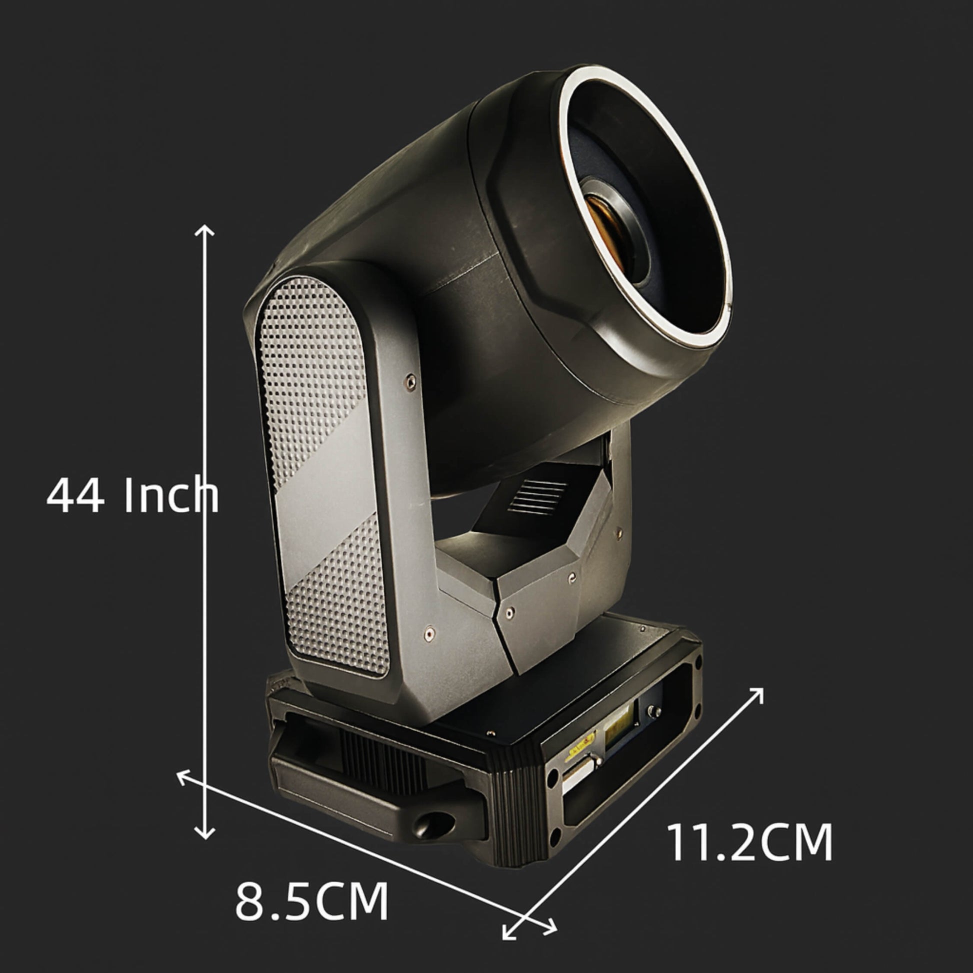 DMX and ILDA ports on rear panel of M7 moving head laser